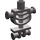 LEGO Dark Stone Gray Skeleton Body with Shoulder Rods (60115 / 78132)
